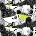 Pengerkatu, keltavihreä, design Tanja Orsjoki
