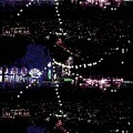 City lights, blue by Matleena Issakainen