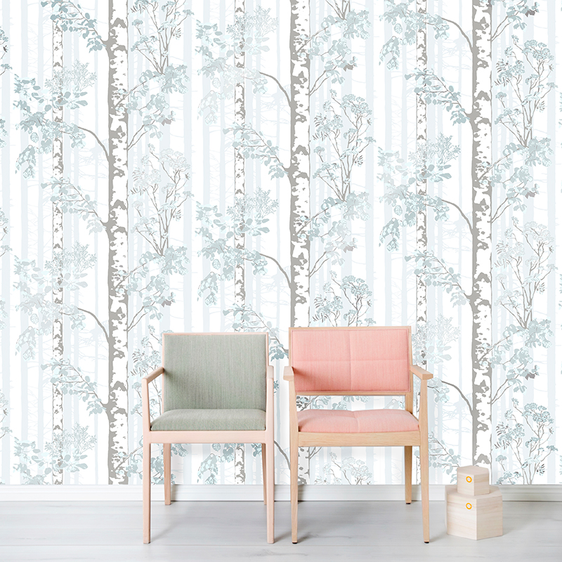 Luontopolku_tapetti_turquoise_53x53cm_RiinaKuikka_800px