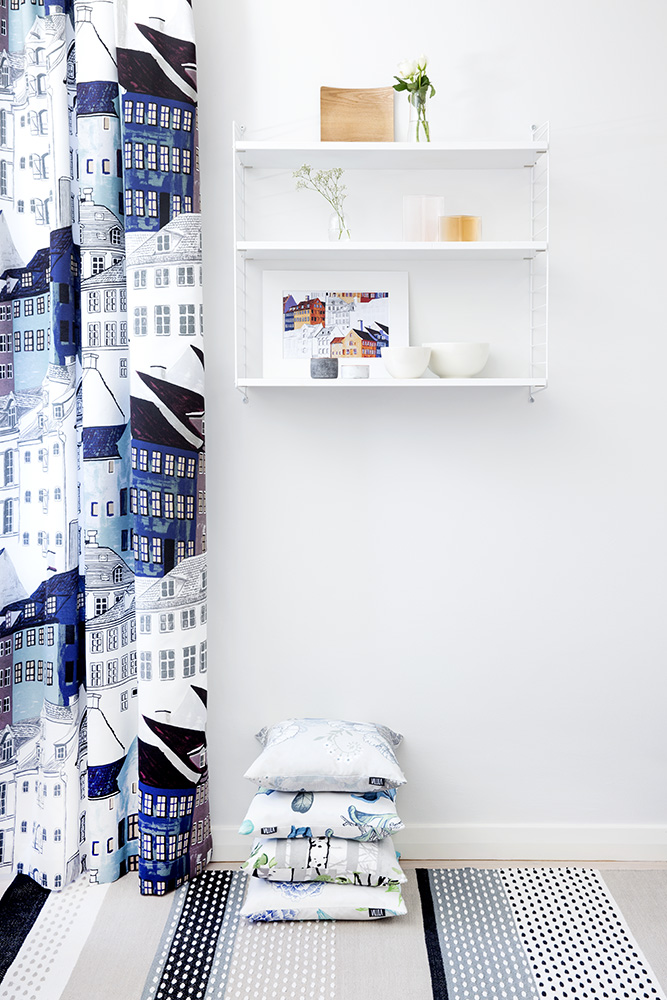Vallila_SS16_Kobenhavn_curtain_Sinilintu_Nuppu_Luontopolku_Verano_cushion_Itakyla_rug_photographerHennaSoronen