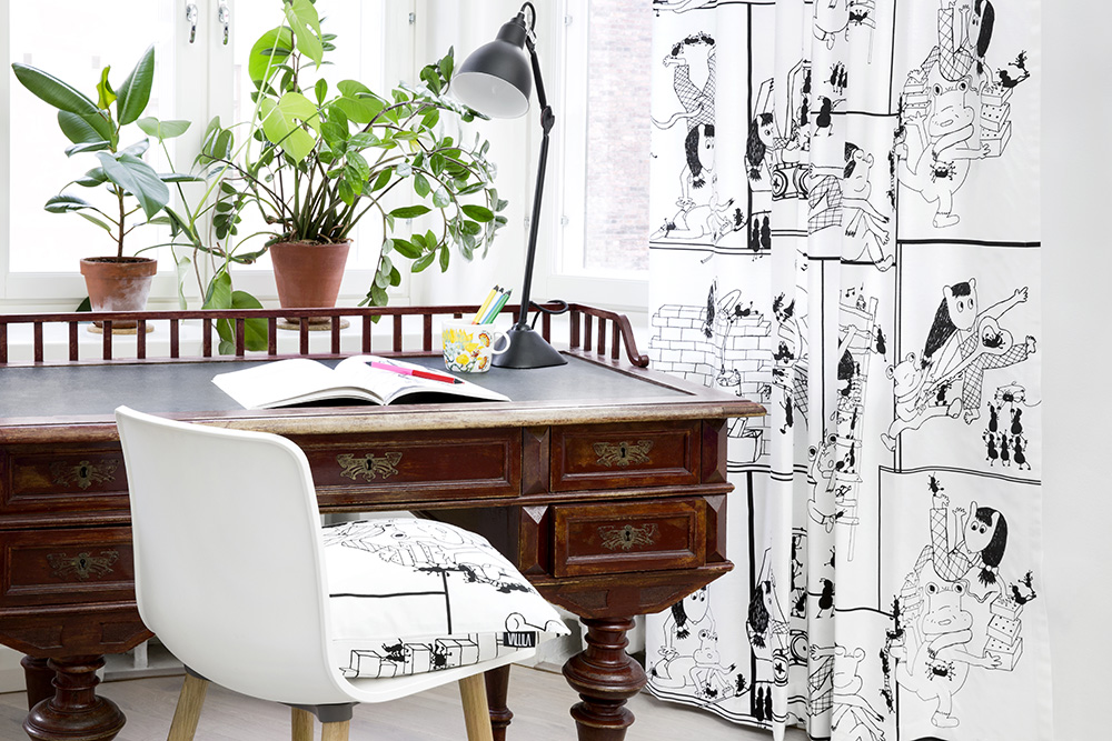 Vallila_SS16_Talkoissa_curtain_Talkoissa_cushion_Bonsai_mug_photographerHennaSoronen