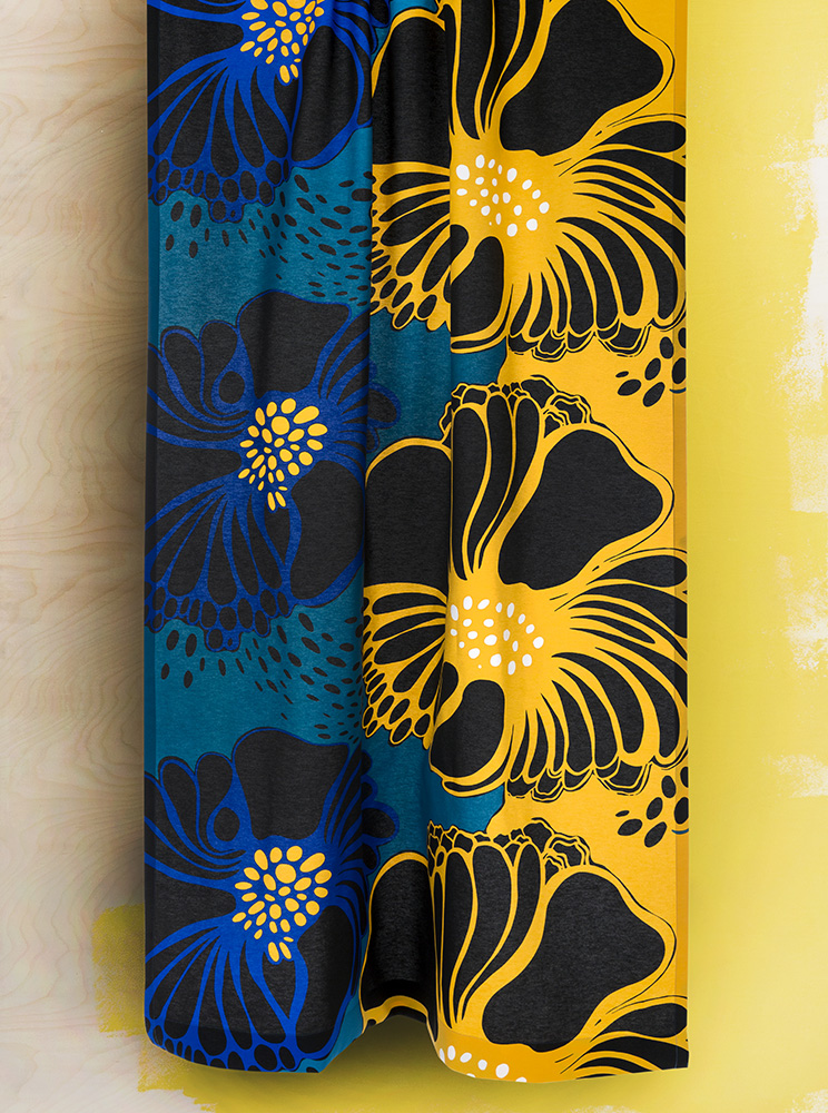 Vallila_SS16_Valmu_blue_curtain_photographerHennaSoronen